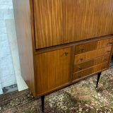Vintage teak bar/secretary cabinet