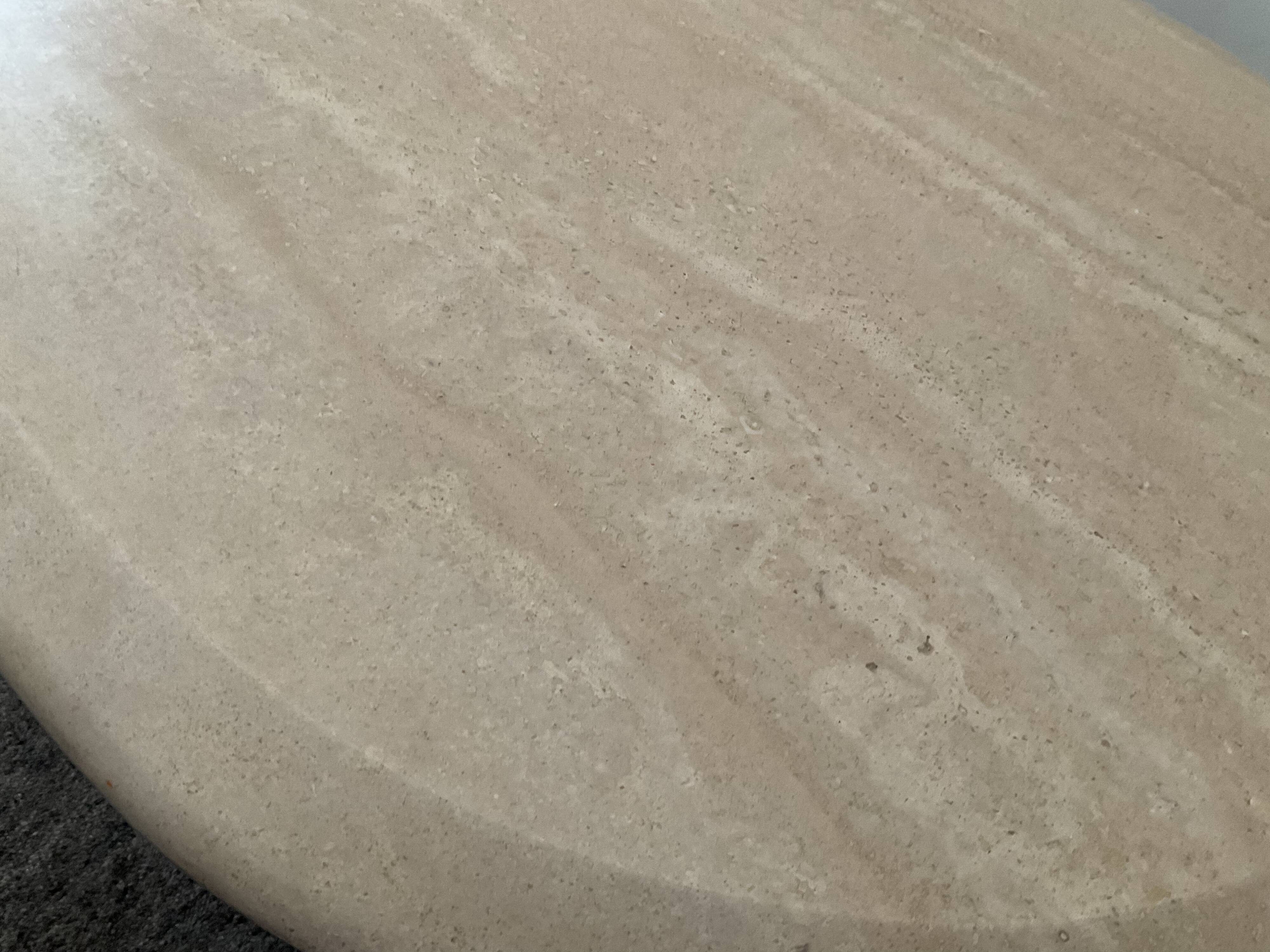 Travertine coffee table from the 70s
