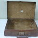 Suitcase for child in brown cardboard