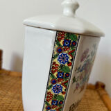 Duo of vintage spice jars