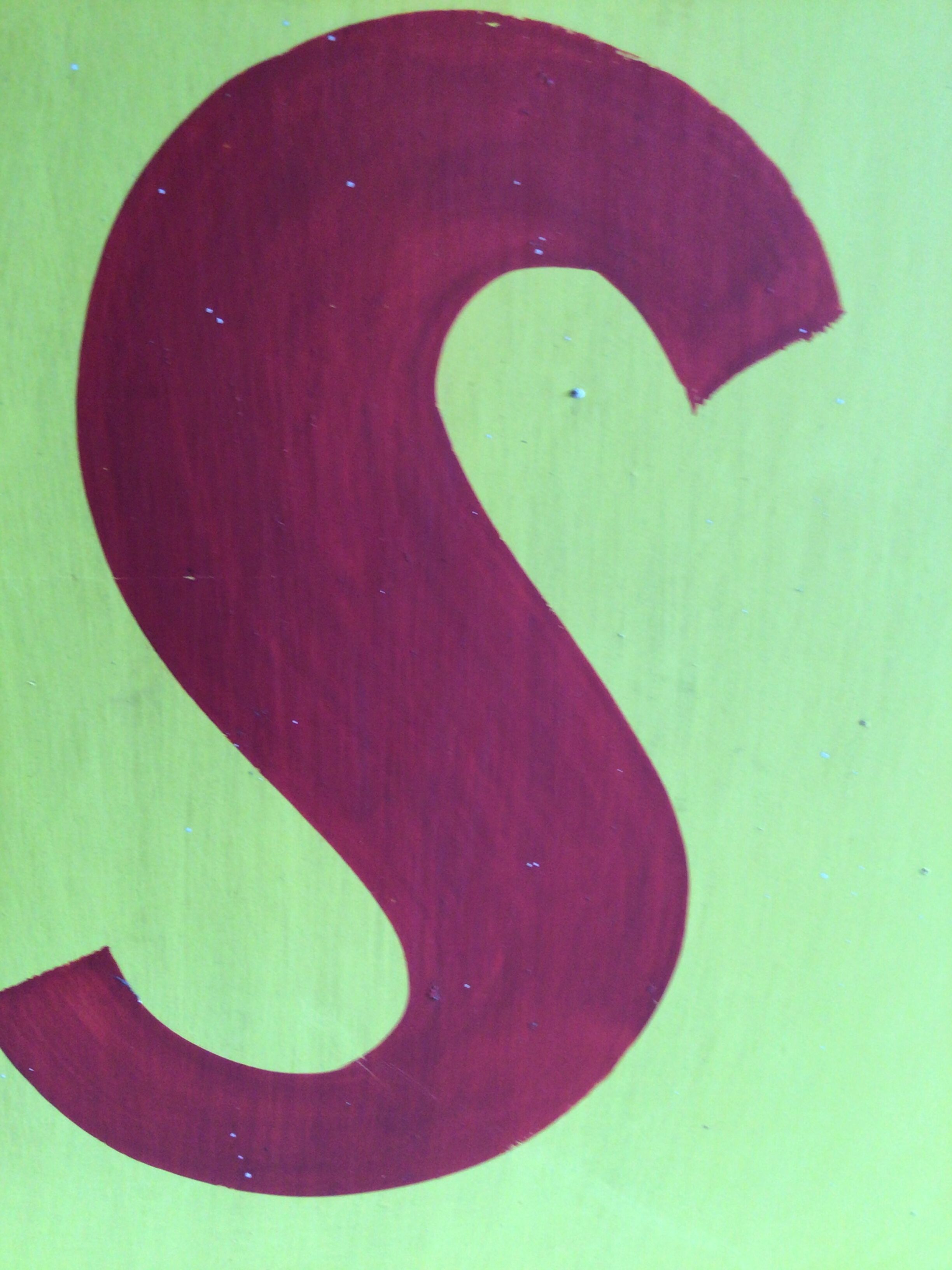 Painted metal plate 1mx1m 60s closing workshops