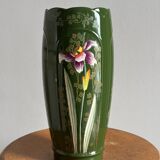 Vase ancien en faïence Art Nouveau