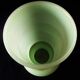 Vase, opaline vert, circa 1930 (art deco)