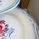6 flat plates of Digoin Sarreguemines model Nina Rosa 210404