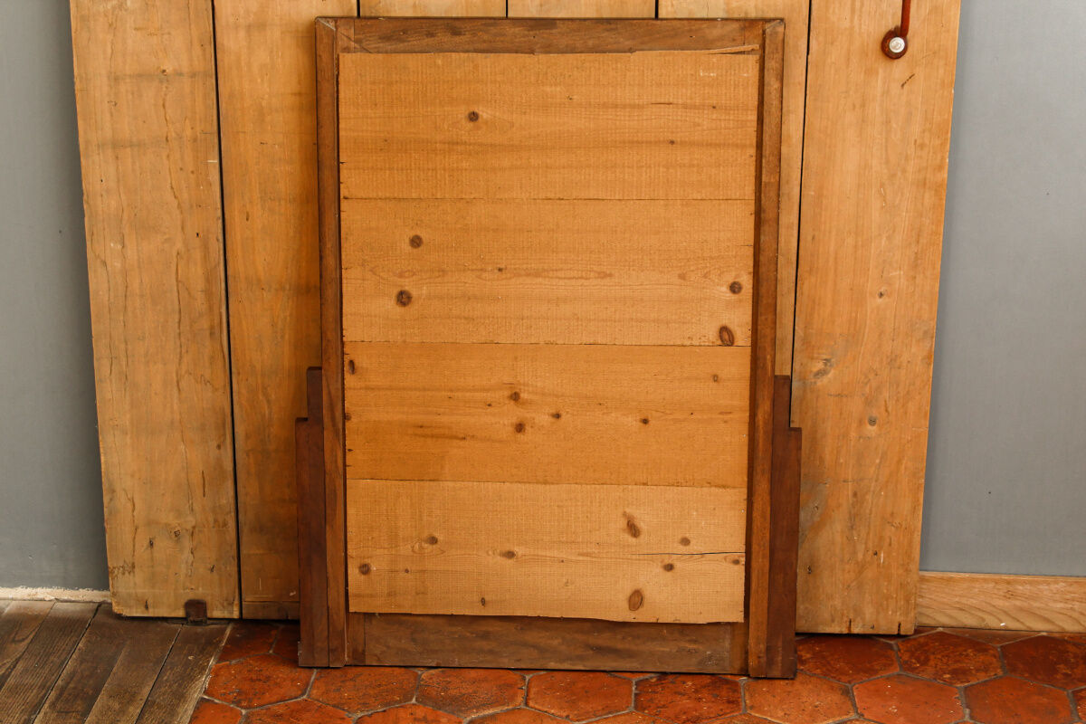 Art Deco trumeau mirror – rosewood