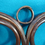 Double wooden headboard turned J & J kohn