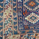Tapis ancien caucasien chirwan du 19eme siècle 115x176cm