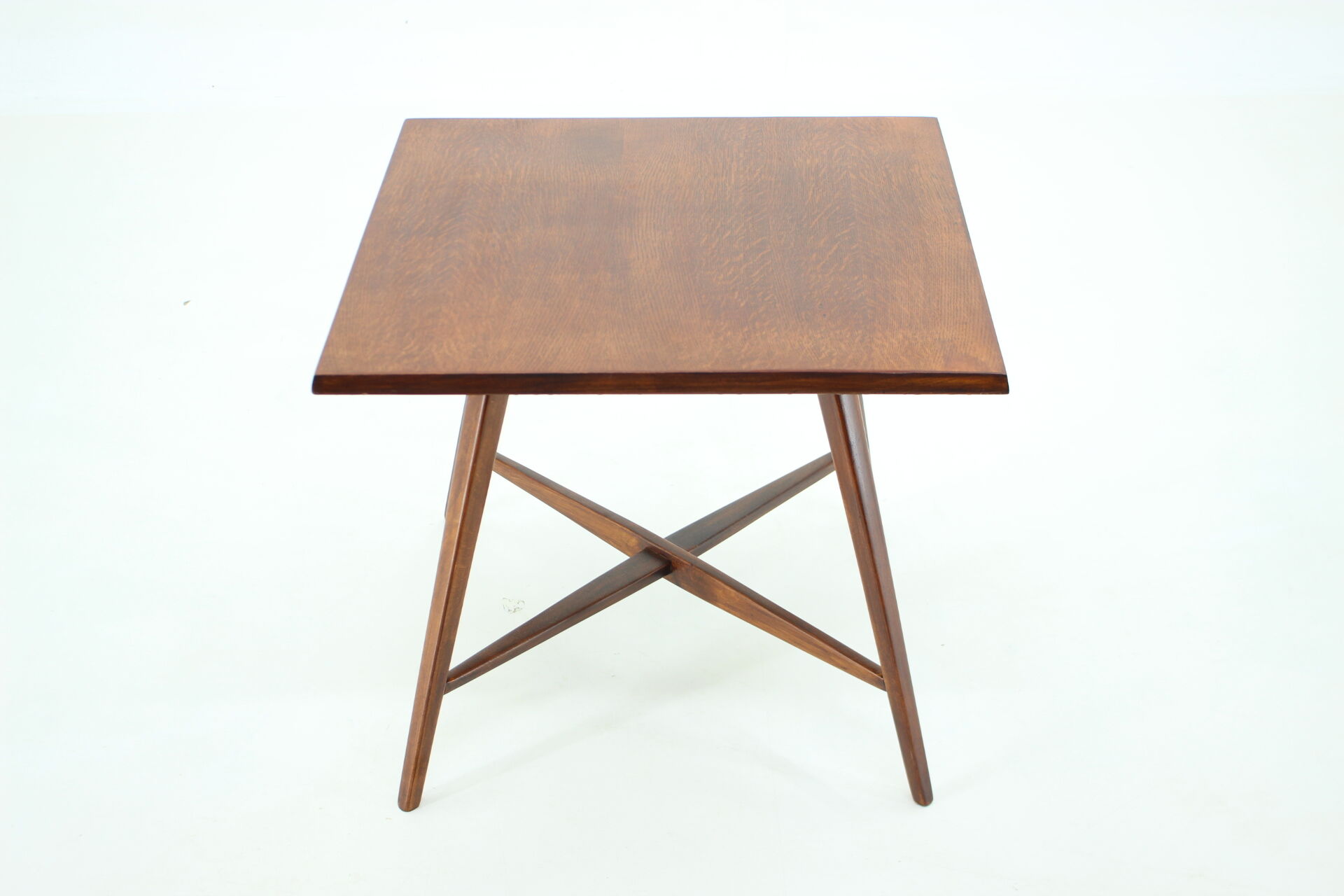 Table basse en chêne des années 1960, Tchécoslovaquie