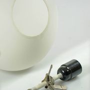 Lisa Johansson-Pape Vintage Opal Glass Pendant – Finnish Mid-Century Light
