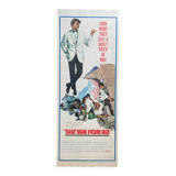 Affiche originale cinéma "L'Homme de Rio" Jean-Paul Belmondo 36x92cm 1964