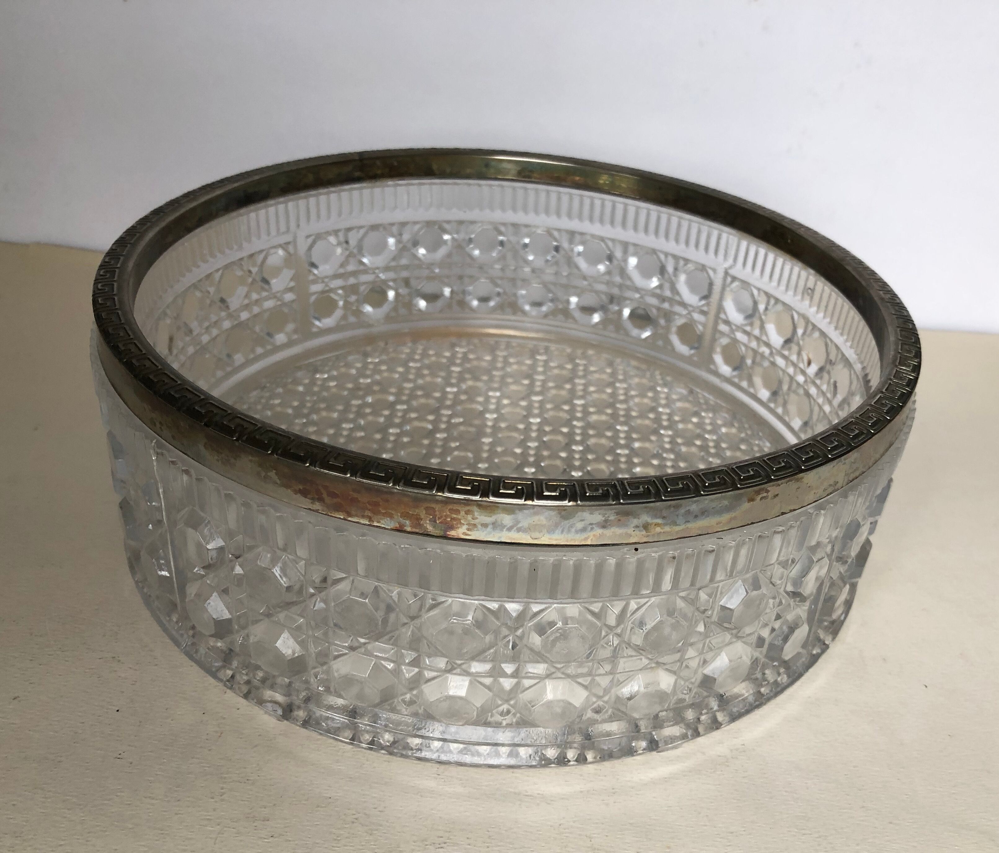 Cut crystal cup