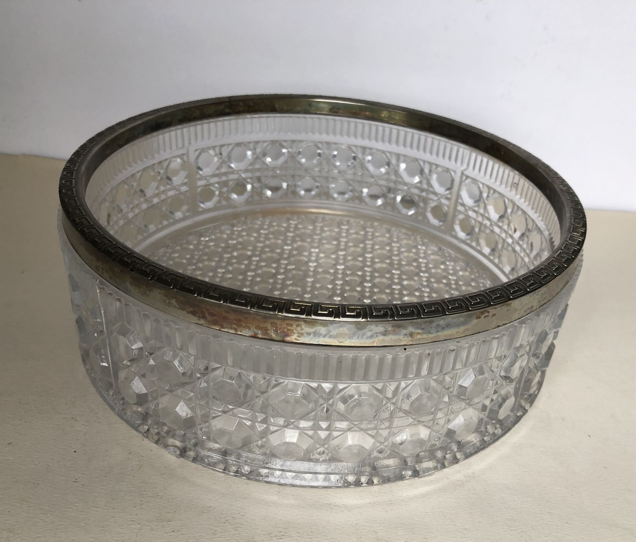 Coupe en cristal taillé