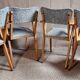 4 60s bridge chairs