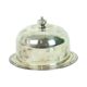 Silver Plated Butter Bowl Caviar Holder Maestri Italy Crystal
