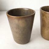 Set of 4 glasses in gres