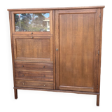 1950 oak administration cabinet
