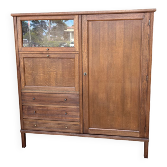 1950 oak administration cabinet
