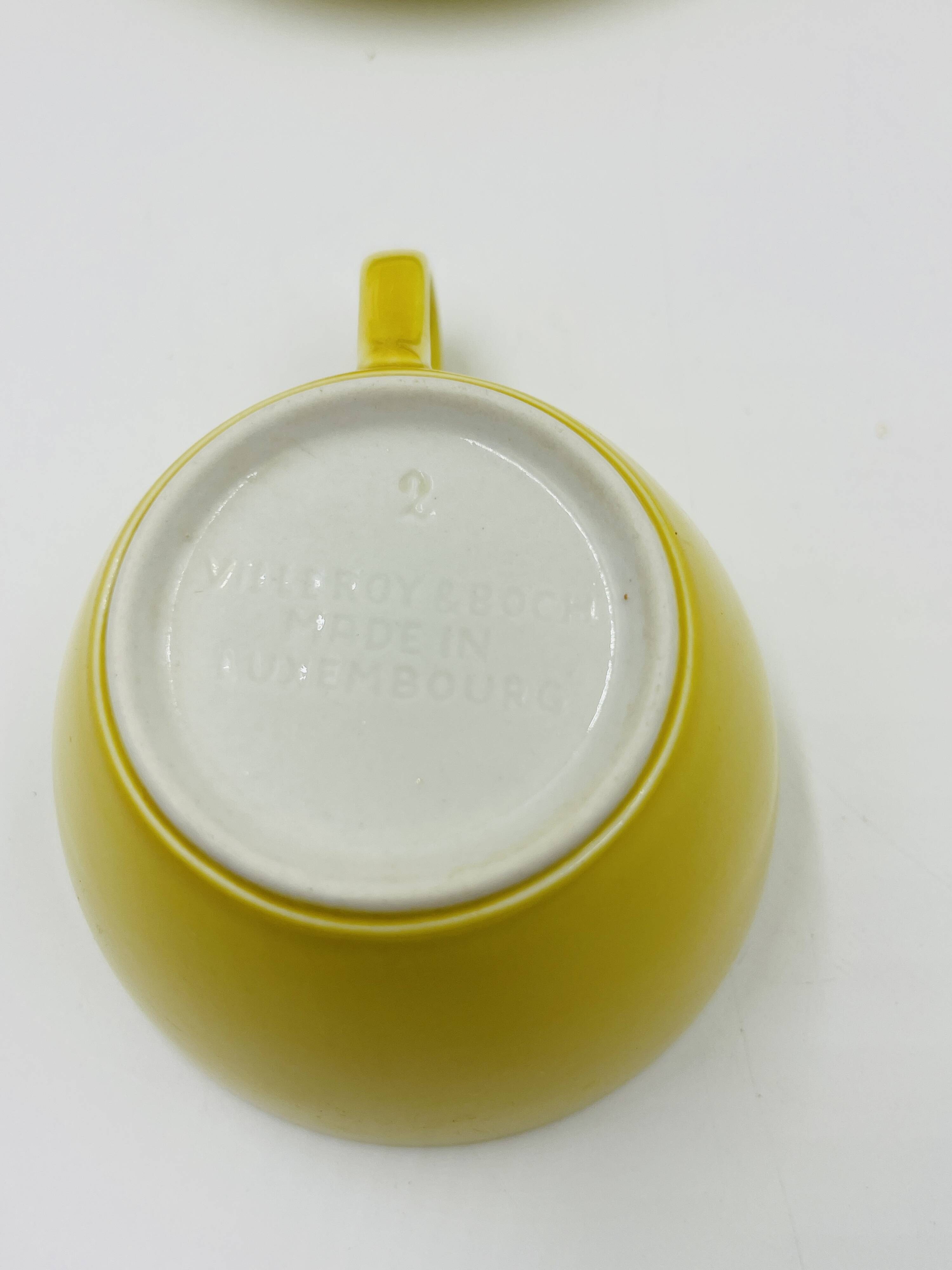 Set of 4 cups and saucers Villeroy & Boch