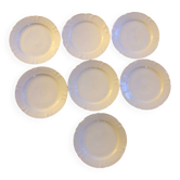 7 porcelain dessert plates