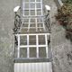 Wilson's adjustable folding chair made of steel produced in 1871