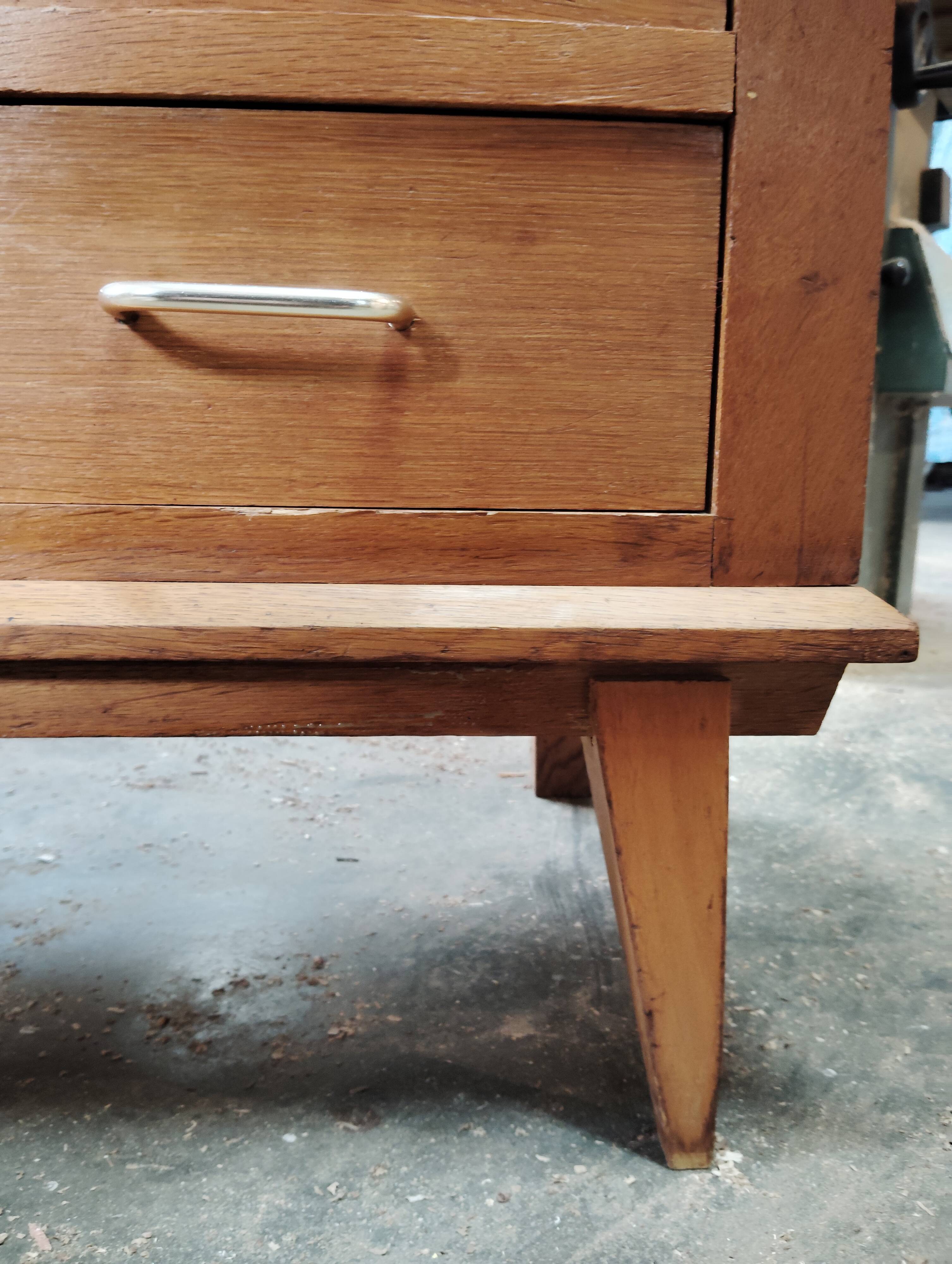 Commode vintage 50s pieds compas