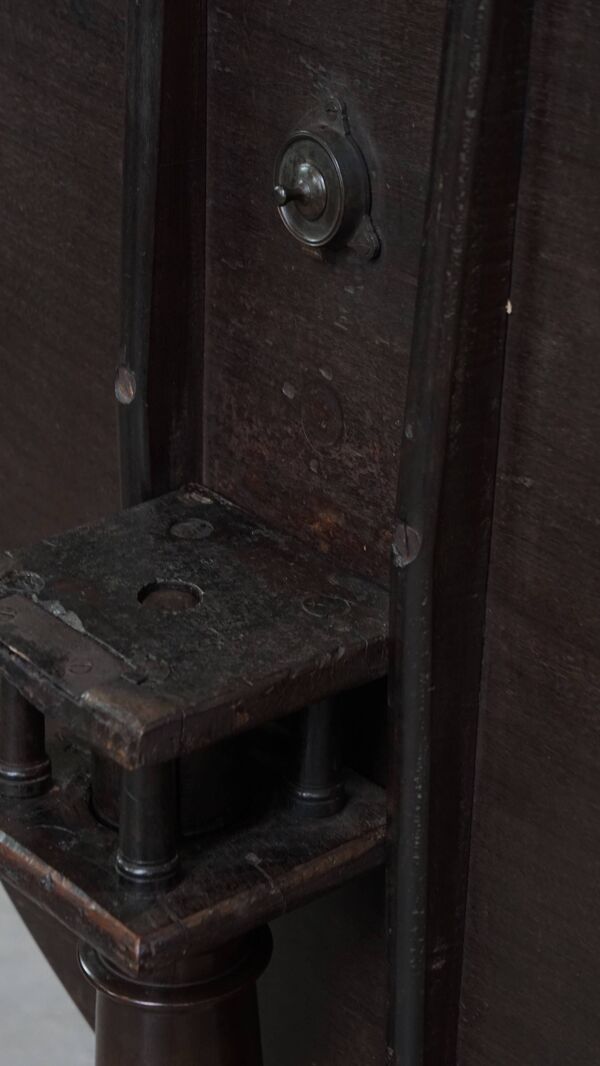 Table pivotante et inclinable en forme de cage à oiseaux, style anglais, du XVIIIe siècle
