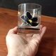 9 luminarc glasses model anaïs black rose vintage whisky glass