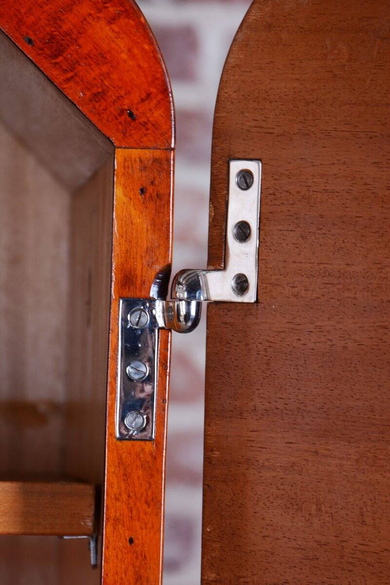 Art Deco Wardrobe in Mahogany attributed to J. Halabala for Up Zavody, Czech, 1920s