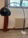 Arco floor lamp – 1960s/70s – Marble and black lacquered metal