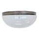 Big chrome Bauhaus ceiling or wall lamp/flushmount, 1940s
