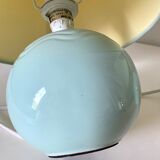 Pair of vintage water green lamps