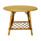 Table basse en rotin & similoïd Rio 1960