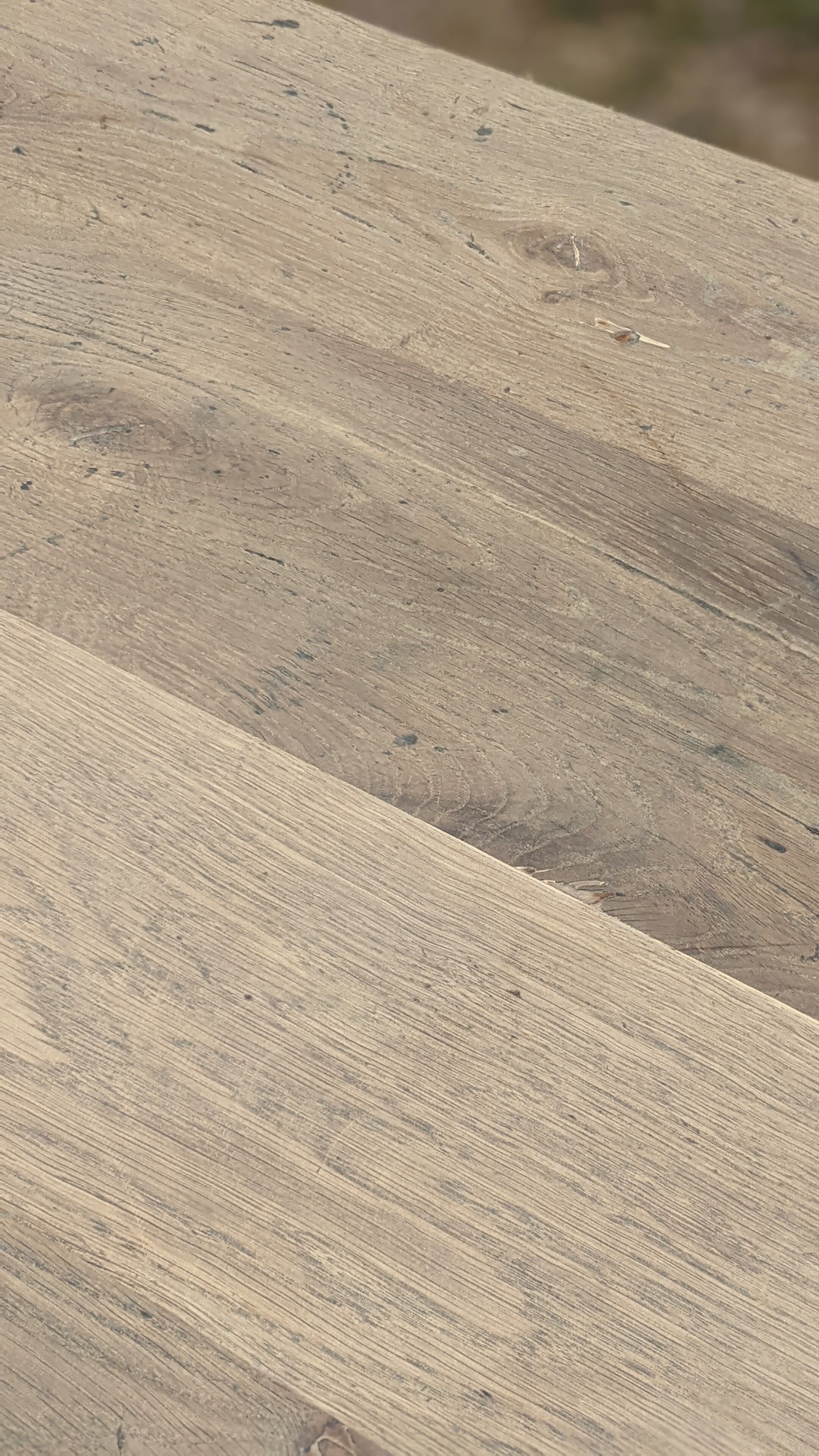 Old farmhouse table 2 drawers