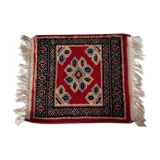 Small red carpet Handmade Pakistan  40x30cm