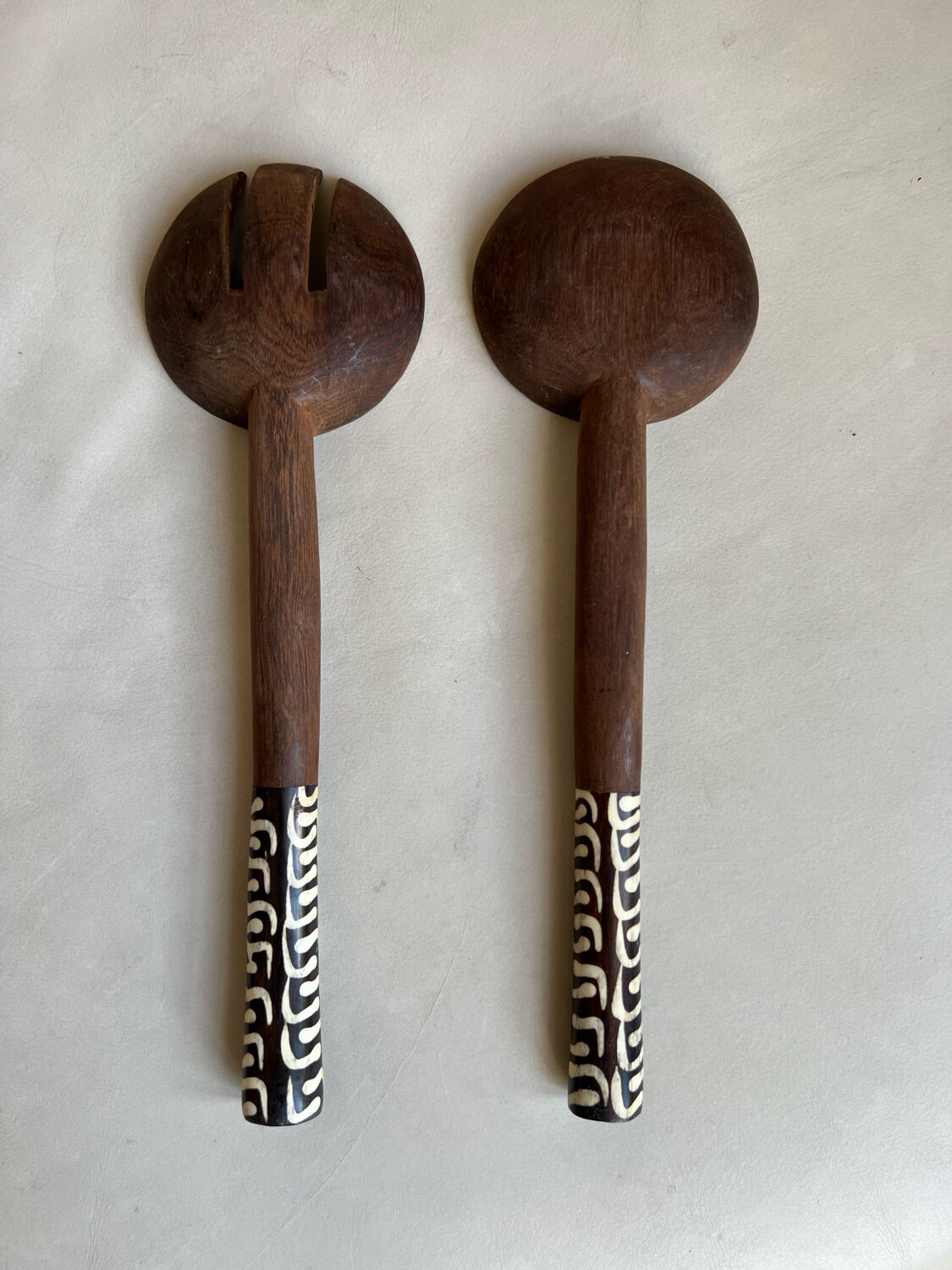 Wooden service cutlery