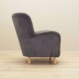Grey armchair, Scandinavian design, production: Denmark