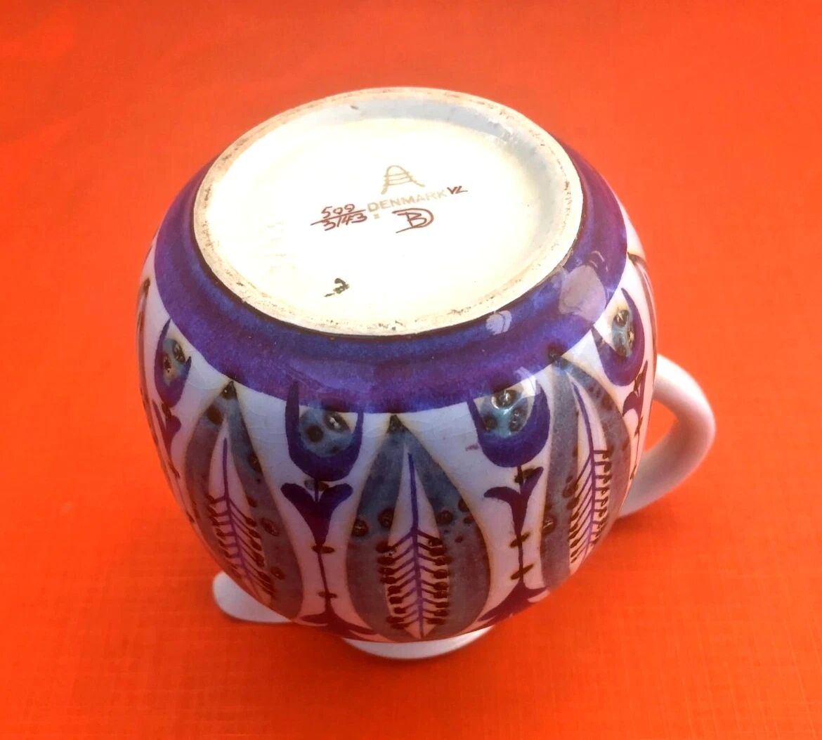 Scandinavian Design Pitcher Berte Jessen Aluminia (Royal Copenhagen)