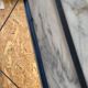 Vintage oval marble table
