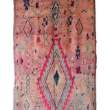 Moroccan pink carpet - 184 x 304 cm