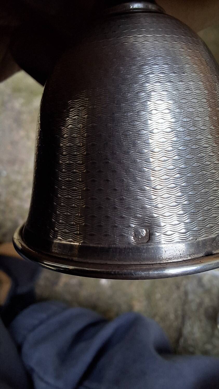 Cardeilhac solid silver egg cup