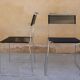 Chaise « scoubidou » vintage noire