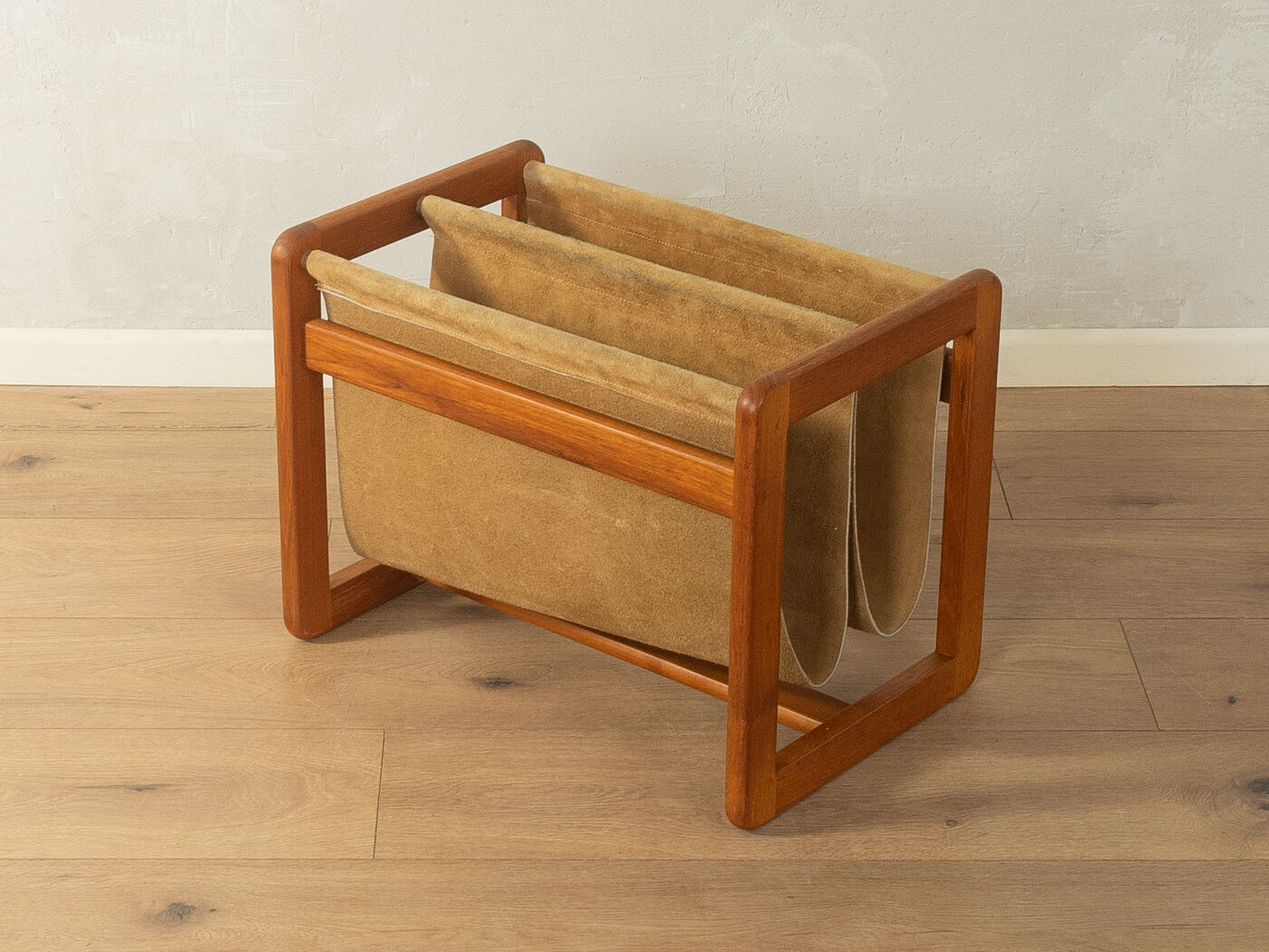 Mid-century magazine rack by Aksel Kjersgaard for Salin Møbler, Denmark, 1960s