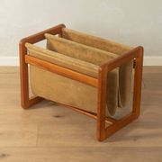 Mid-century magazine rack by Aksel Kjersgaard for Salin Møbler, Denmark, 1960s