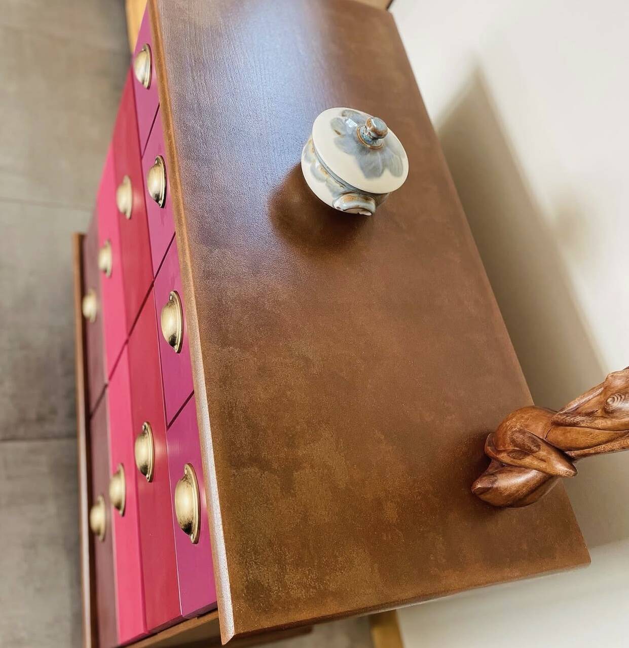 Restored chest of drawers