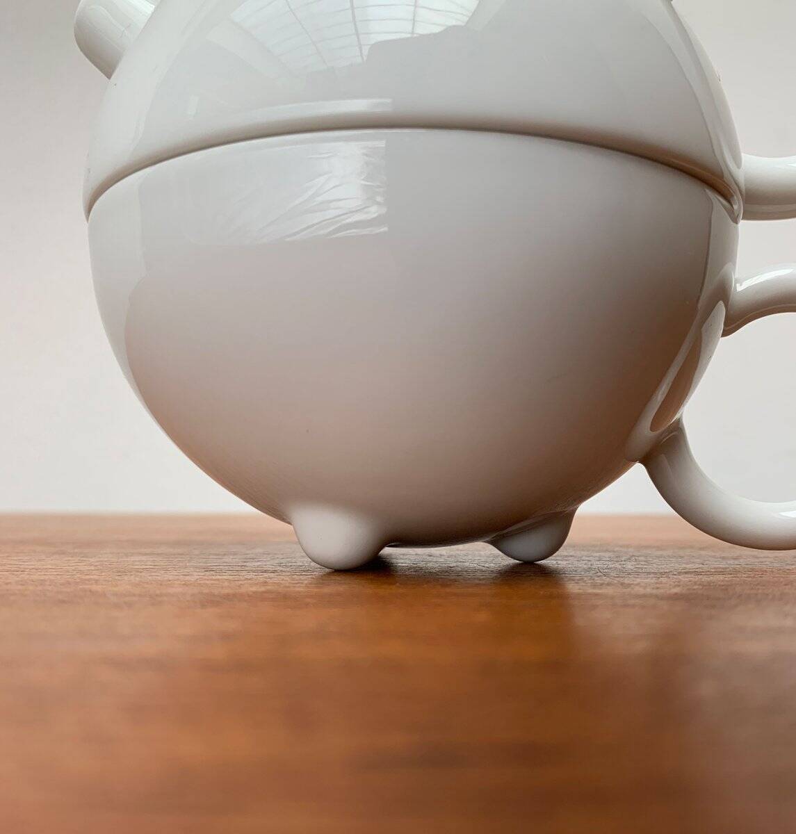 Teapot and cup from the vintage postmodern German Fantasia series by Matteo Thun for Arzberg, 1980s, set of 2.