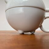 Teapot and cup from the vintage postmodern German Fantasia series by Matteo Thun for Arzberg, 1980s, set of 2.