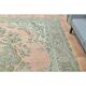 Tapis vintage persan fait main en laine et coton orange, années 1970