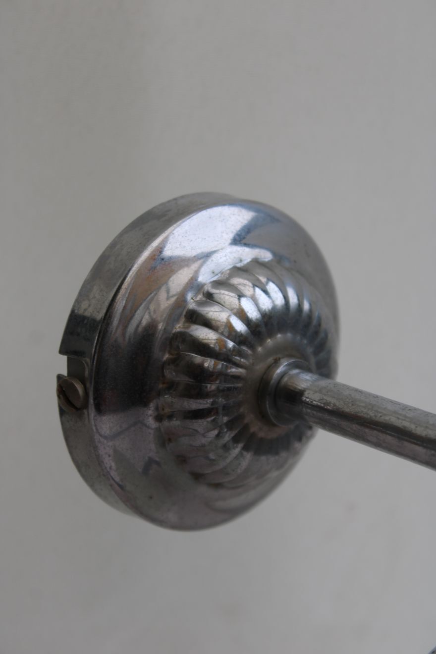 Pair of porcelain wall lamps