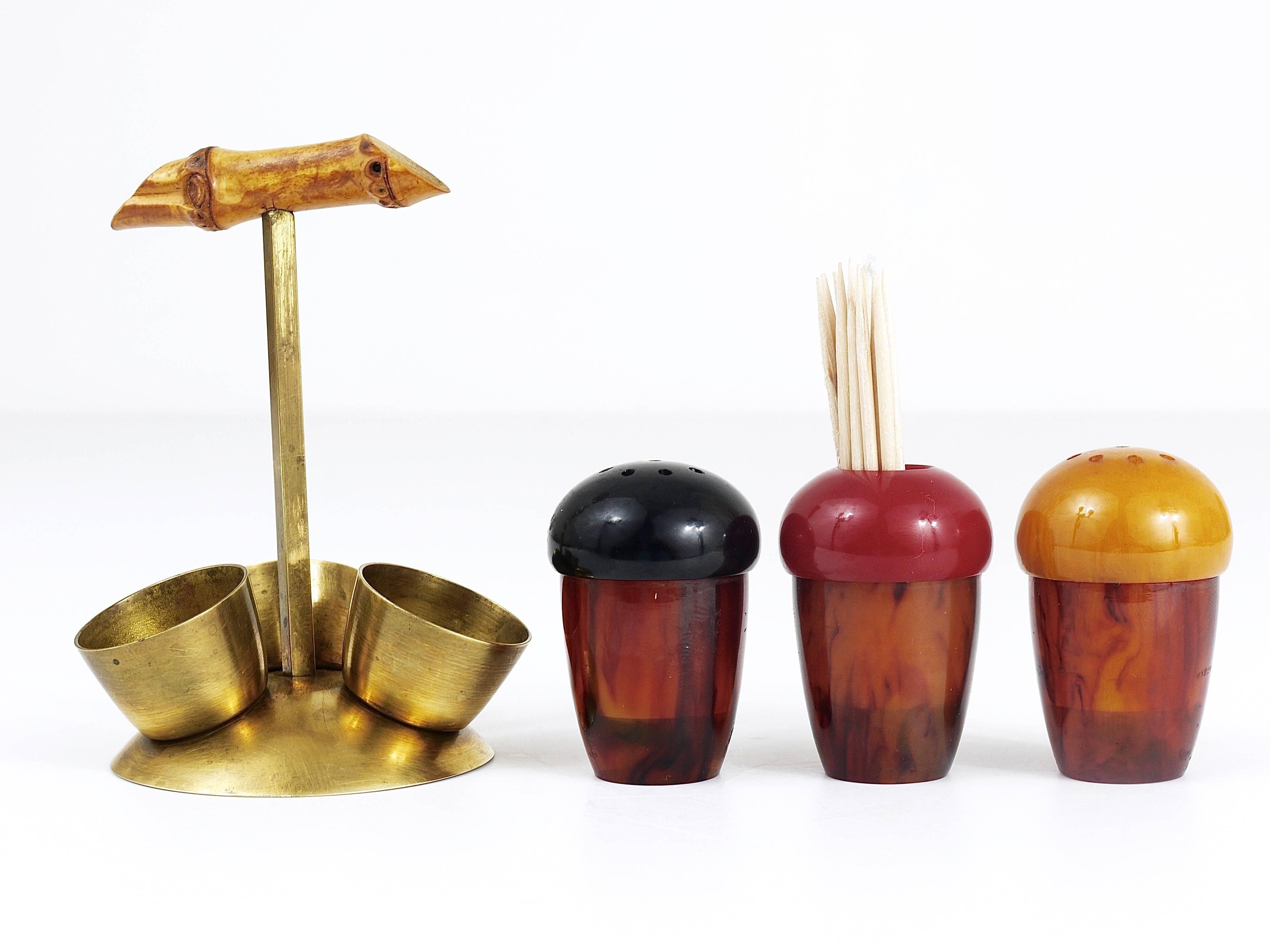 Condiment set salt and pepper, Richard Rohac, Austria, 1950s