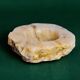 Beige alabaster ashtray by Romano Bianchi, Italy, 1970s